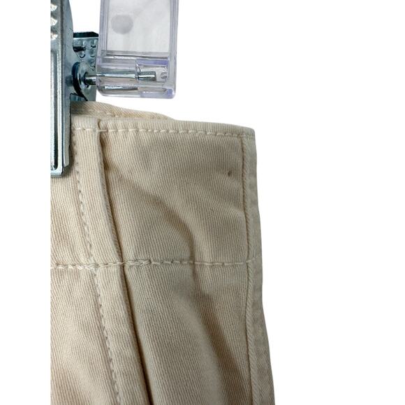 ASKK NY Carpenter Jeans Cream Cargo Casual Mid-Rise Straight Leg Size 30‎ - Picture 7 of 14